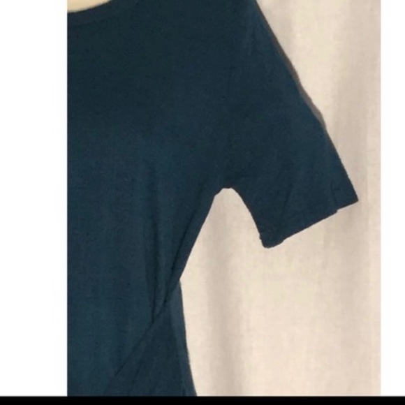 Lucky Brand Teal Tie Front Tee Size Med - Picture 5 of 6